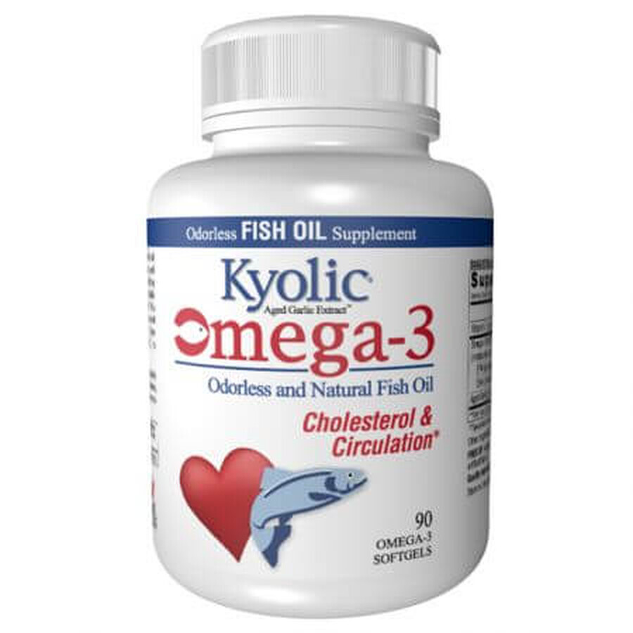 Omega 3 Premium, 90 cápsulas, Kyolic