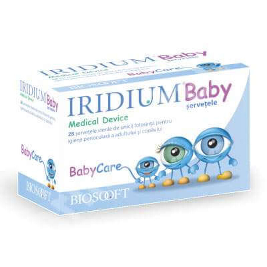 Toallitas estériles Iridium, 28 unidades, Bio Soft Italia