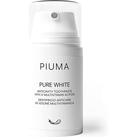 Pasta dentífrica Pure White, 75 ml, Pluma