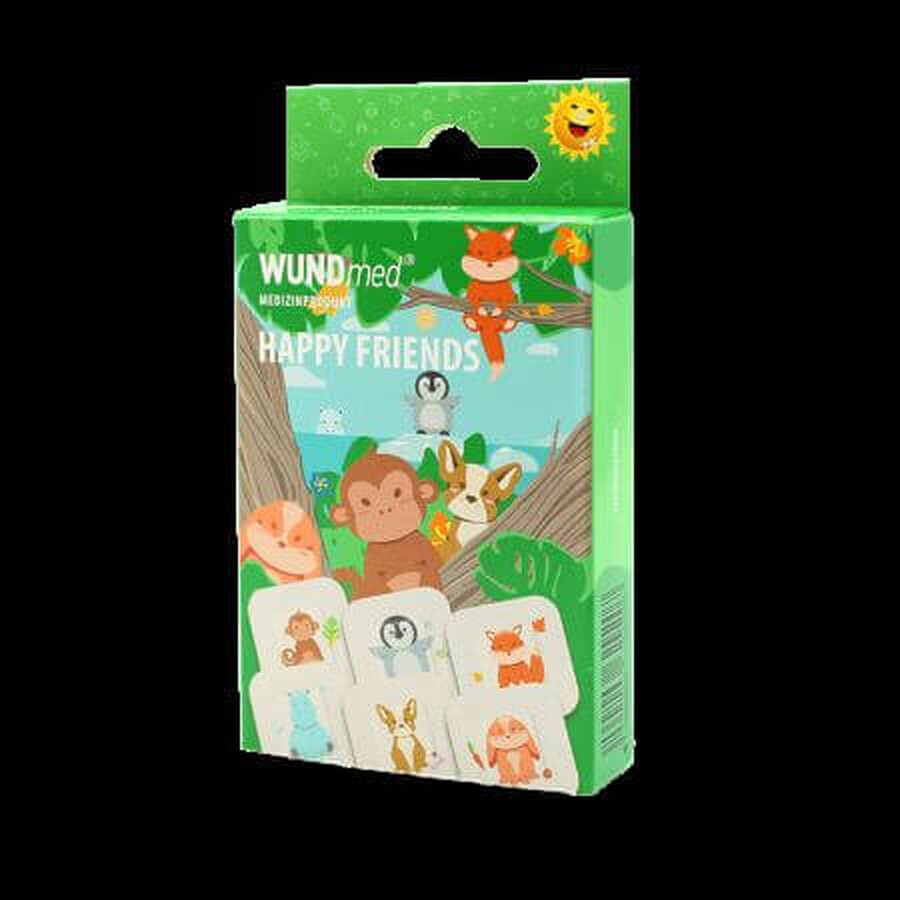 Parche infantil Merry Friends, 10 piezas, Wundmed