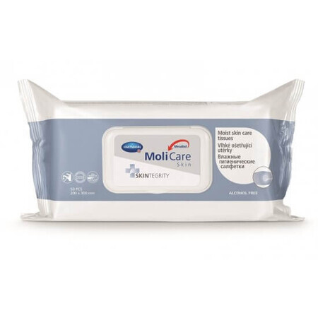 Toallitas húmedas MoliCare Skin Hygiene (995082), 50 unidades, Hartmann