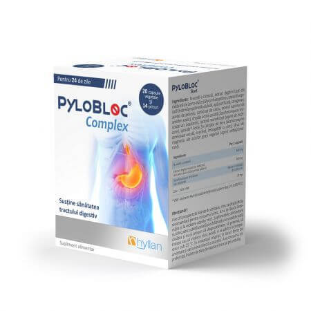 PyloBloc Complex, 20 capsule + 14 bustine, Hyllan