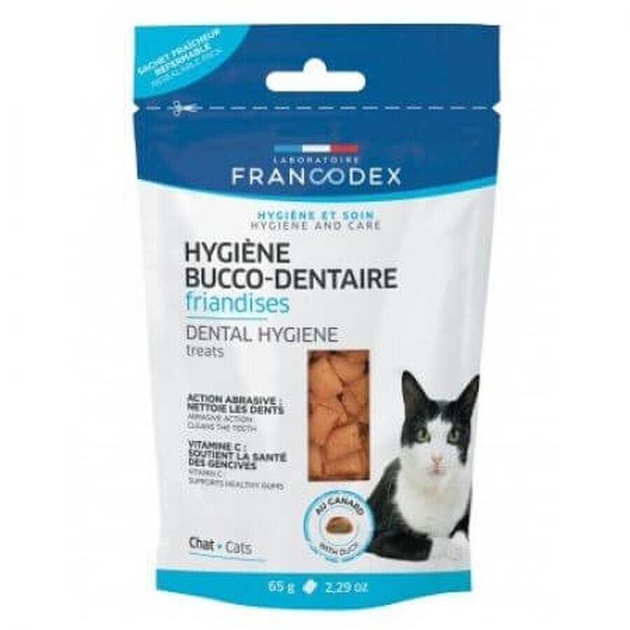 Higiene dental masticable para gatos, 65 g, Francodex