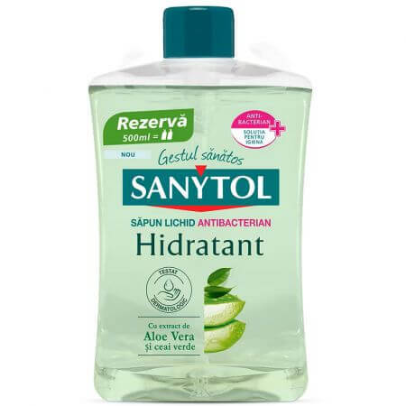 Jabón líquido con aloe vera, 500 ml, Sanytol