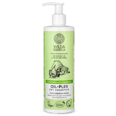 Champú con complejo de aceites para perros y gatos Oil-Plex, 400 ml, Wild Siberica