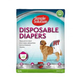 Pañales para perros hembras muy grandes talla 56-94 cm (XXL), 12 piezas, Simple Solution