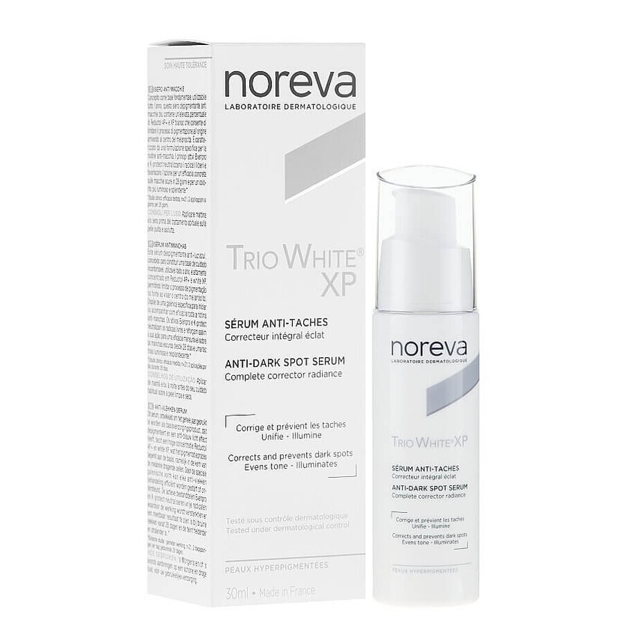 Noreva Trio White XP Serum contra las manchas pigmentarias, 30 ml