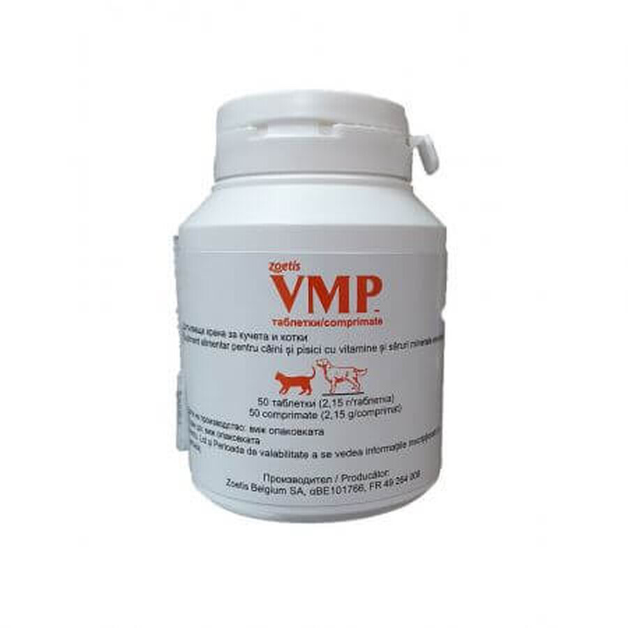 VMP Vitamins Dogs & Cats, 50 tablets, Zoetis