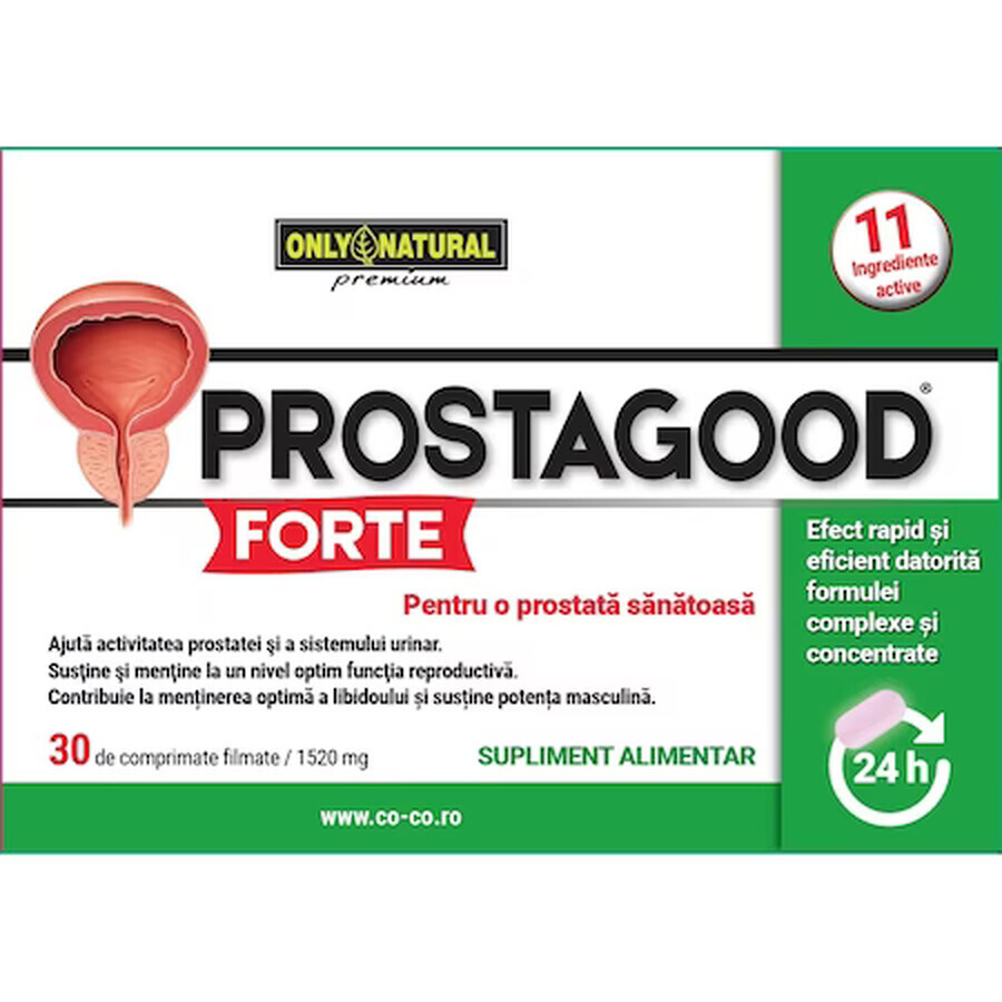 ProstaGood Forte, 30 Tabletten x 1520 mg, Only Natural