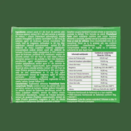ProstaGood Forte, 30 comprimidos x 1520 mg comprimidos de próstata, Only Natural
