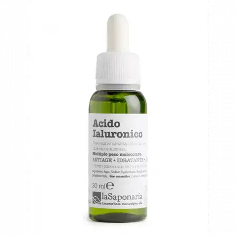 Attivo puro con acido ialuronico, 30 ml, La Saponaria