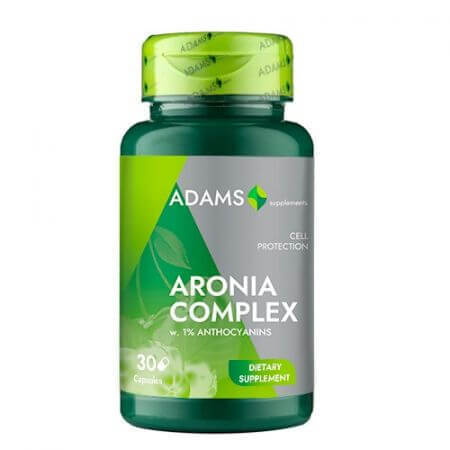 Aronia Complex, 300 mg, 30 capsules, Adams Vision