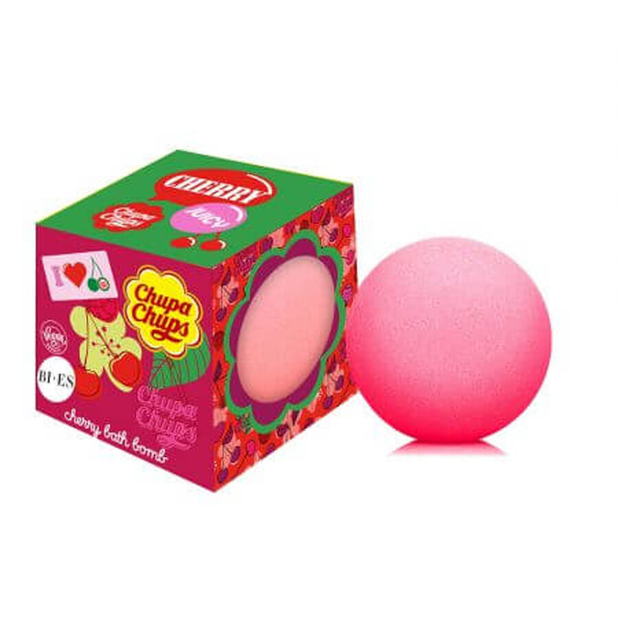 Bomba de baño de cereza Chupa Chups, 165 g, Bi-Es