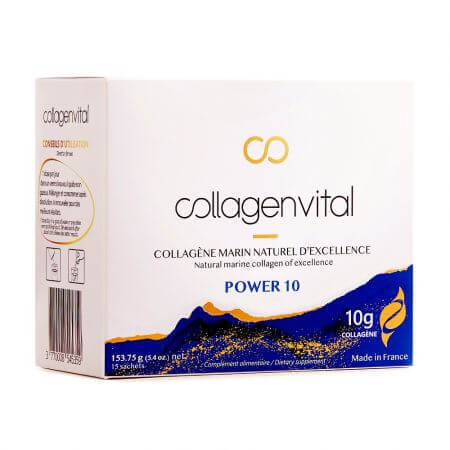 Colagen marin Peptide Power 10, 15 plicuri, Collagen Vital