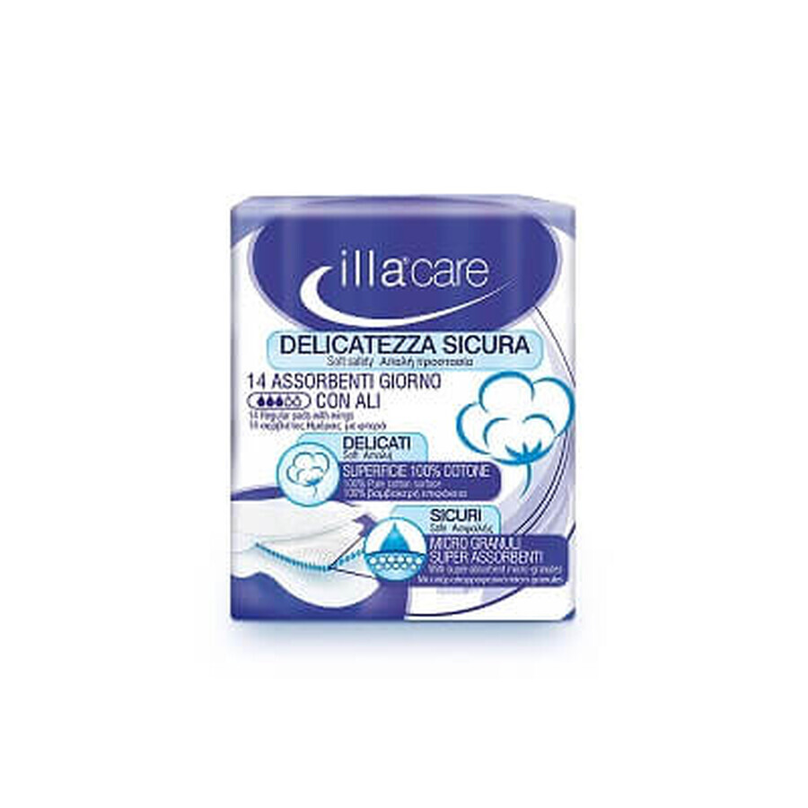 Illa Care Wattepads, 14 Stück, Pietrasanta Pharma