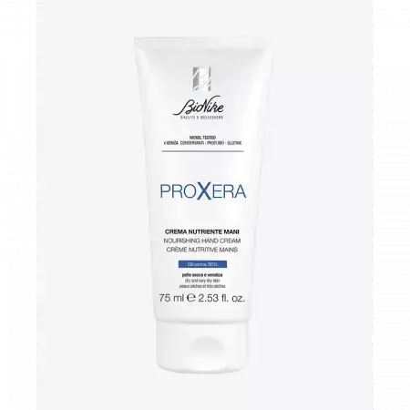 Proxera Crème nourrissante pour les mains pour les peaux sèches, 75 ml, BioNike