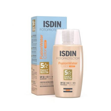 Isdin Fotoprotector Fusion Crema Solar Water Color Light SPF50, 50 ml