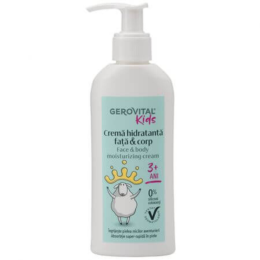 Feuchtigkeitsspendende Gesichts- und Körpercreme, 150 ml, Gerovital Kids