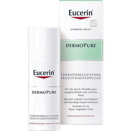 Eucerin Dermo Pure Hautberuhigende und feuchtigkeitsspendende Creme, 50 ml