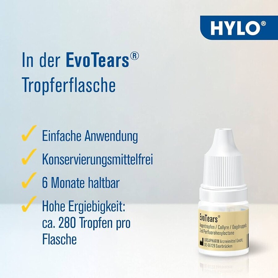 EvoTears Collirio, 3 ml, Ursapharm