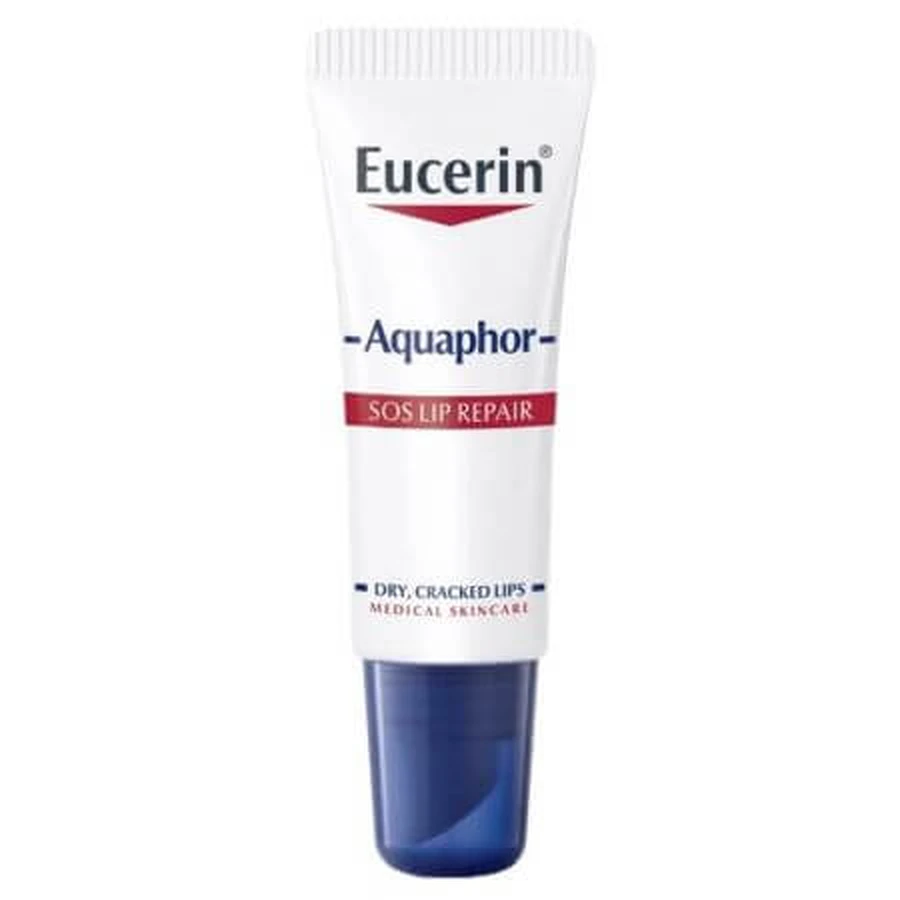 Eucerin Aquaphor Regenerating cream for dry lip skin, 10 ml