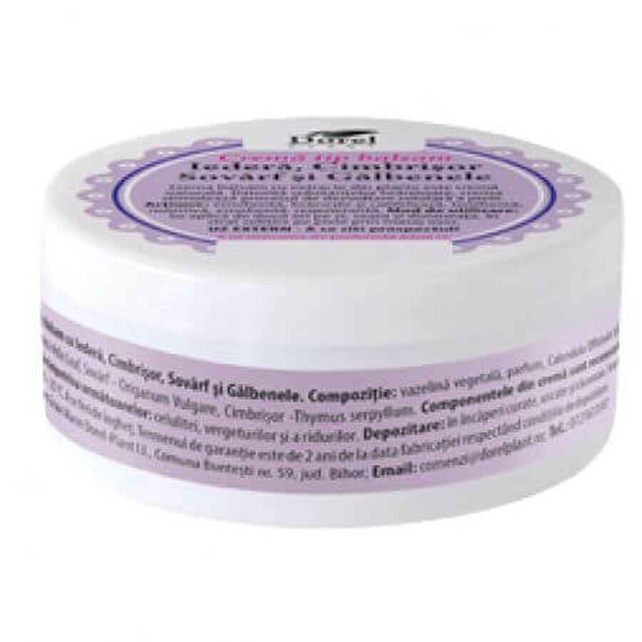 Crema tip balsam din iedera cimbrisor sovarf si galbenele, 100 g, Dorel Plant