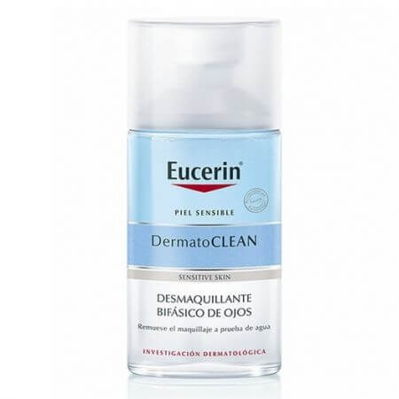 Eucerin DermatoClean Demachiant bifazic pentru ochi, 125 ml