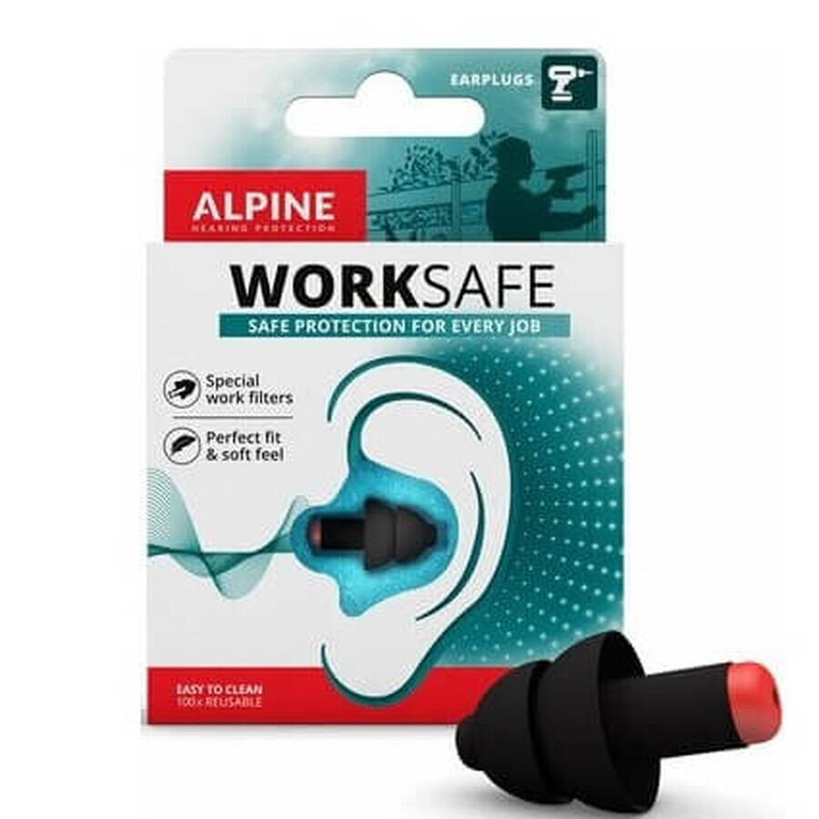 Tapones Work Safe, 1 par, Alpine