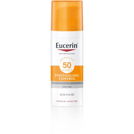 Eucerin Photoaging Control Emulsión Solar Antiarrugas FPS 50+, 50 ml