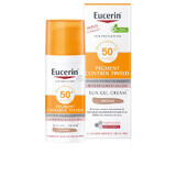 Eucerin Emulsión Protectora Antipigmentación FPS 50+ tono medio, 50 ml