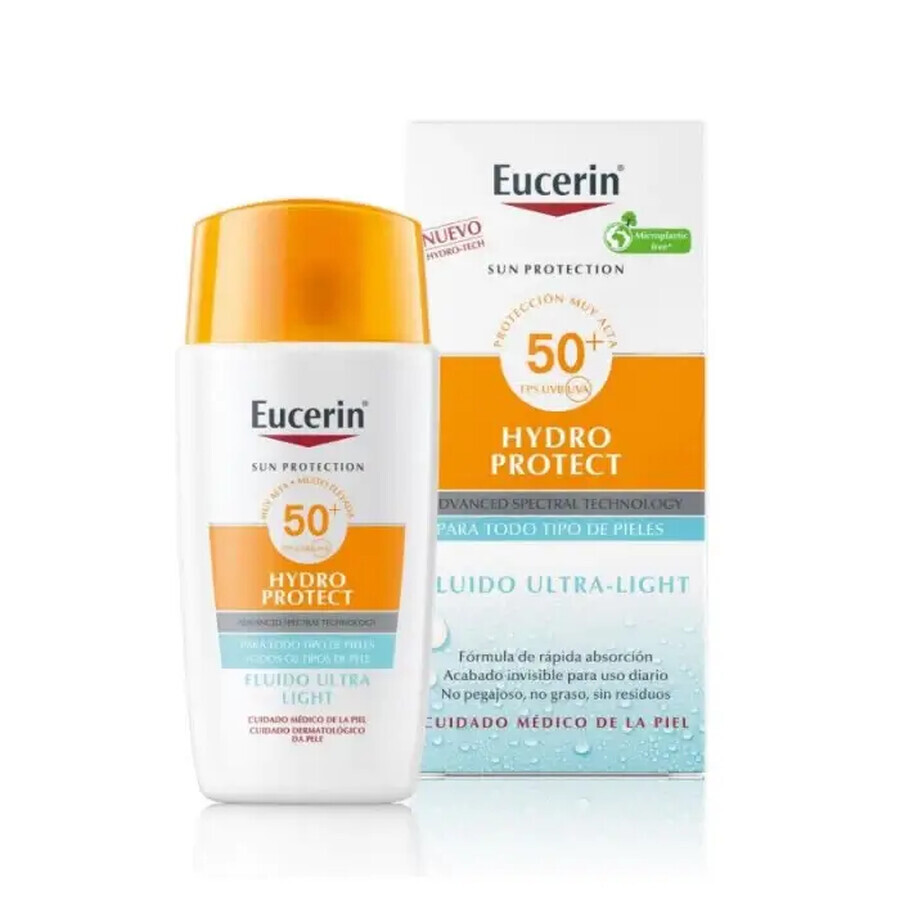 Eucerin Fluido Facial Antipigmentante con Protección Solar FPS 50+, 50 ml