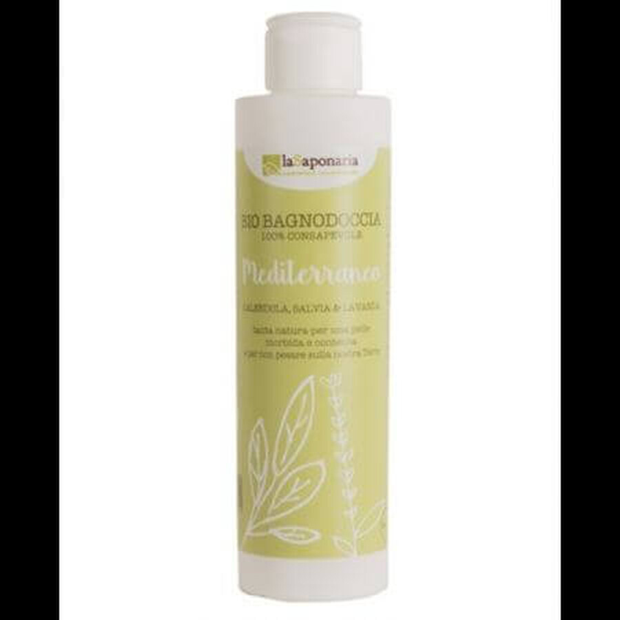 Gel de Ducha Mediterráneo, 200 ml, La Saponaria