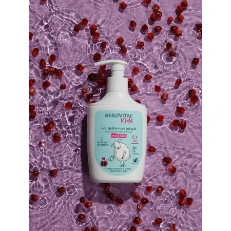 Gerovital Kids Gel de baño y champú Hydra Care, 300 ml