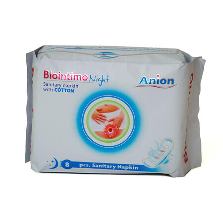 Biointimo nachtpads, 8 stuks, Denticare-Gate Kft