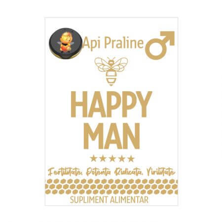 Pralina Api Happy Man, 100 g, Alcos Bioprod