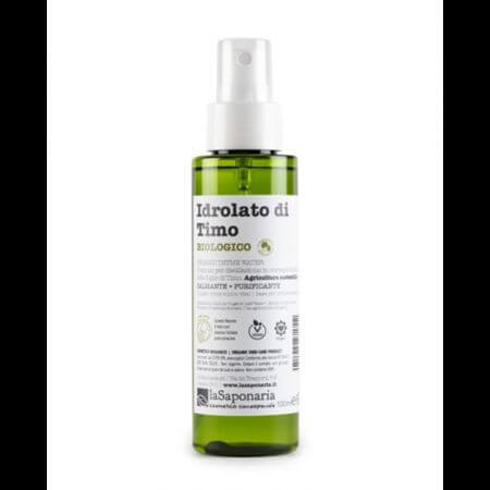 Hidrolato de tomillo antiséptico bio, 100 ml, La Saponaria