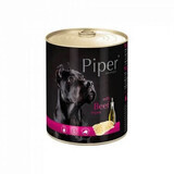 Comida húmeda con panceta de ternera para perros Adulto, 400 g, Piper