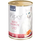 Comida húmeda con salmón para gatos esterilizados, 400 g, Piper