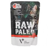 Natvoer met rundvlees voor gesteriliseerde katten Rauw Paleo, 100 g, VetExpert