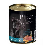 Comida húmeda para perros con cordero, zanahoria y arroz integral Adult, 400 g, Piper