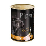 Comida húmeda para perros con carne de codorniz Adult, 400 g, Piper