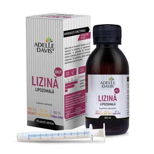 Lisina AKUT Liposomal, líquido, 100 ml, Adelle Davis