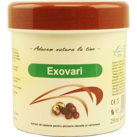 Exovari, extracto de castaño para piernas cansadas y varicosas, 250 ml, Onedia