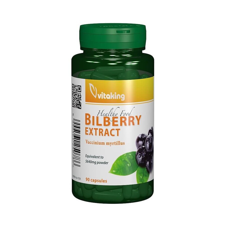 Blauwe bosbes braamextract 470 g, 90 capsules, VitaKing