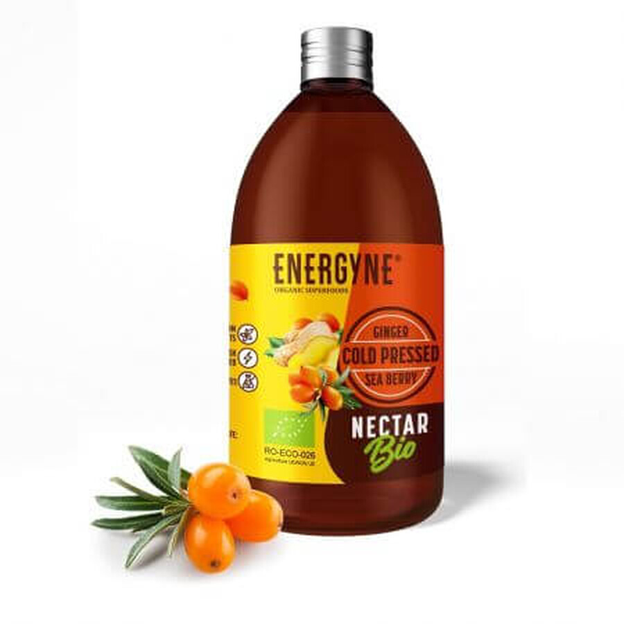 Nettare Bio Energyne di olivello spinoso e zenzero, 250 ml, BioCatina