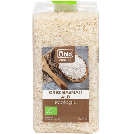 Riso basmati bianco biologico, 500 g, Obio