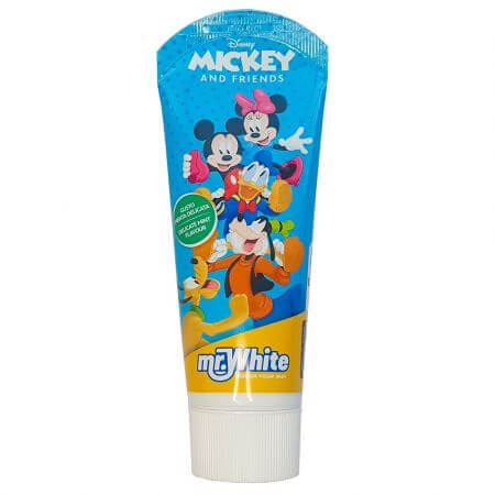 Pasta dentífrica infantil Mickey Mouse menta, +3 años, 75 ml, Mr White