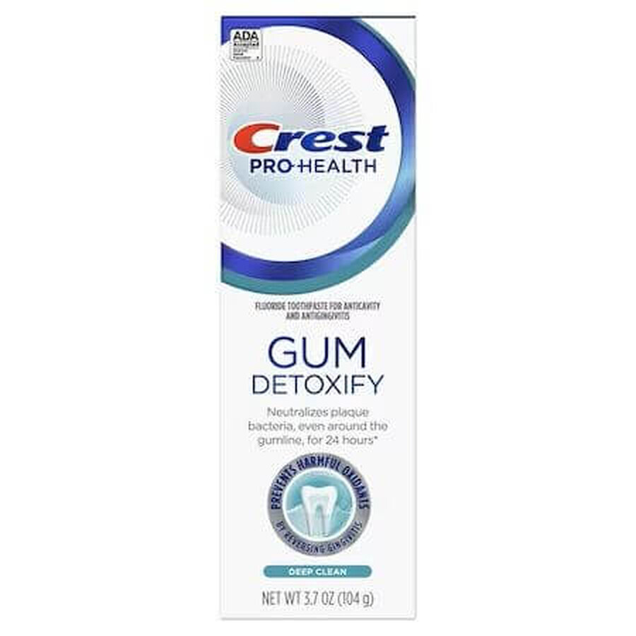 Pro-Health Gum Detoxify Toothpaste, 104 g, Crest