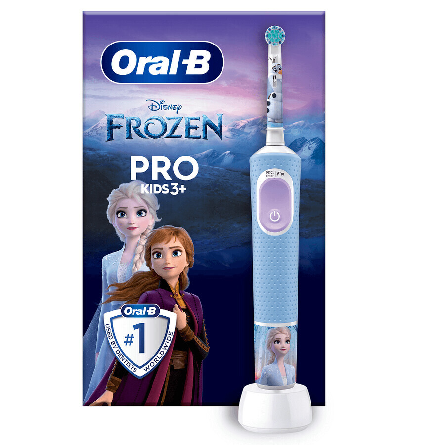 Cepillo de dientes eléctrico Vitality Pro Kids Frozen, para niños mayores de 3 años, Oral-B