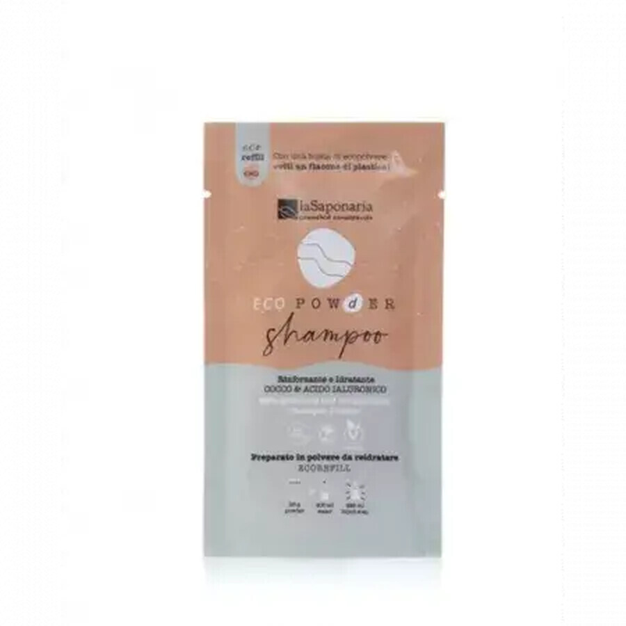 Shampooing en poudre hydratant et fortifiant, 25 g, La Saponaria